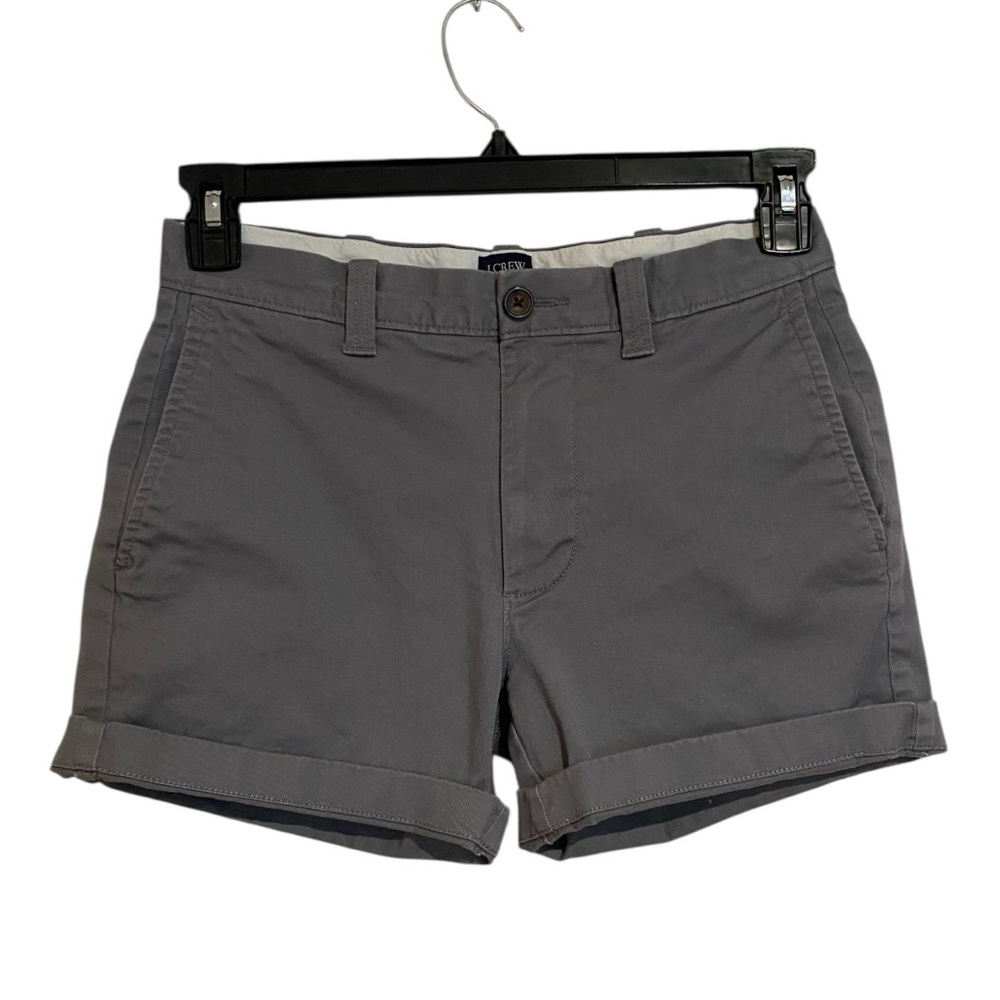 J.CREW Gray Chino Shorts Women’s Size 6 | 28” Waist Casual Preppy Summer